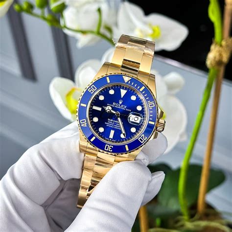 reloj rolex submariner steel 18k yellow gold blue ceramic|Rolex Submariner 126619lb.